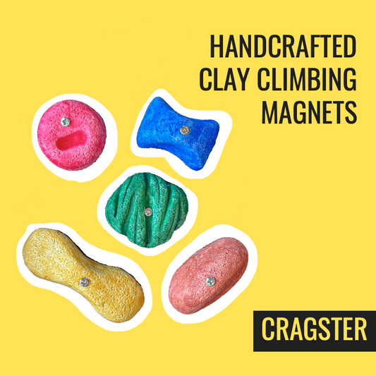 Handcrafted Clay Climbing Hold Magnets