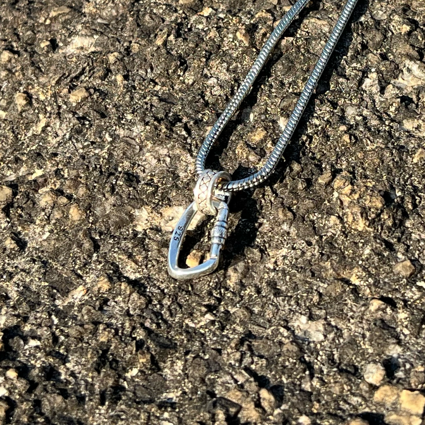 925 Silver Screwgate Carabiner Charm 🔗 🧗‍♀️